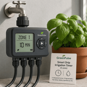 Smart Drip Irrigation Timer (4‑zone)